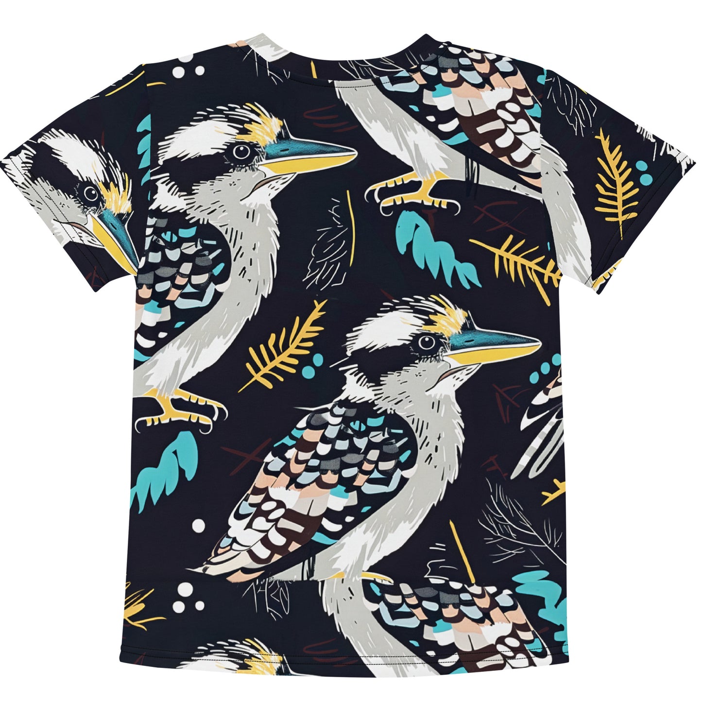 Kooky Kookaburra Kids Activewear Tee | Kookaburra Print T-shirt for Toddlers