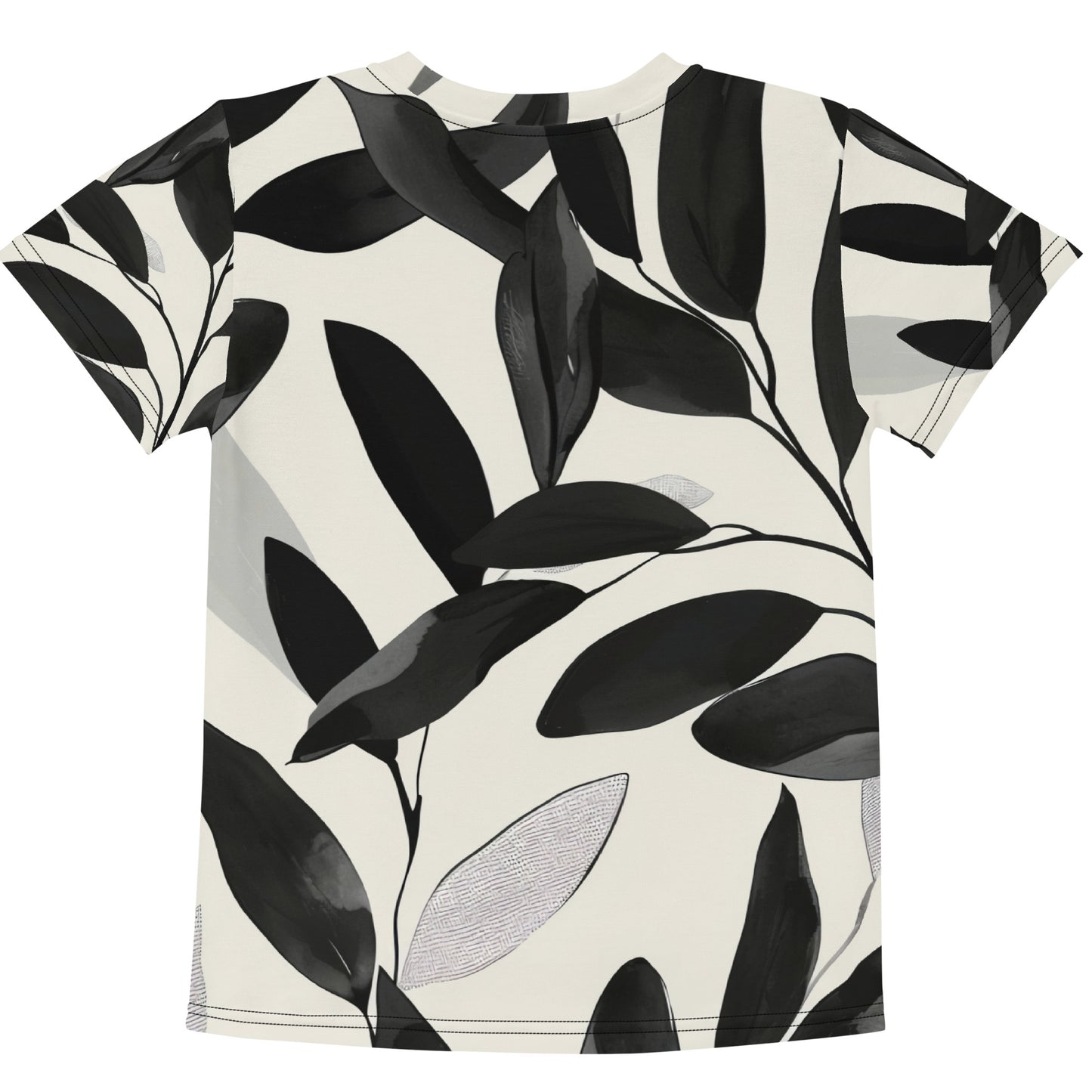 Eucalyptus Dream Kids Activewear Tee | Monochrome Aussie Print | K is for Koala