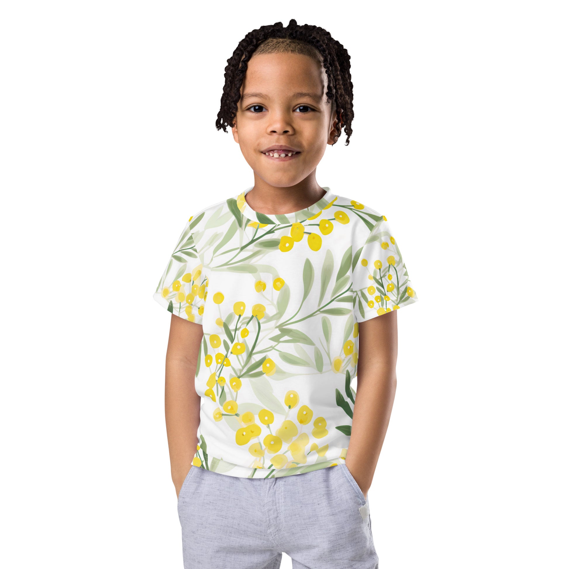 Wattle Kids Activewear Crew Neck Tee - K is for Koala