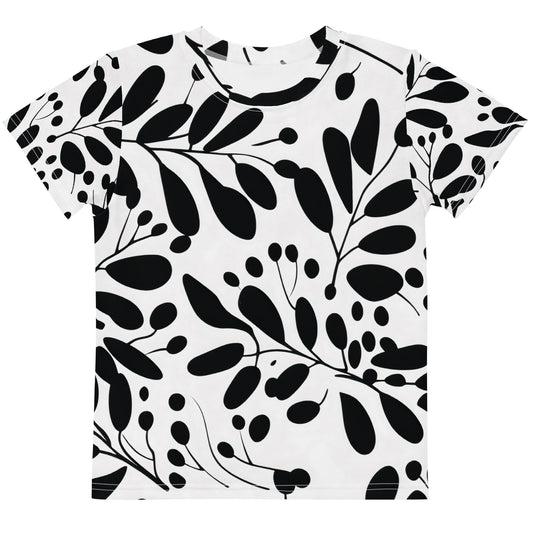 Eucalyptus B&W Kids Activewear Crew Neck Tee