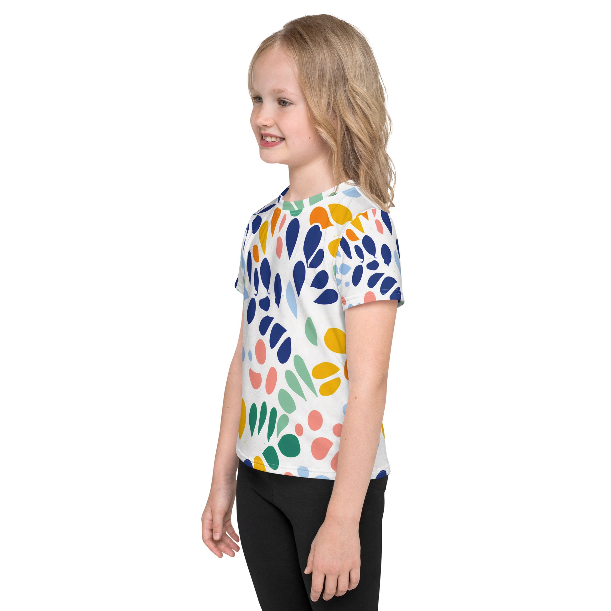 Eucalyptus Multi Kids Activewear Crew Neck Tee