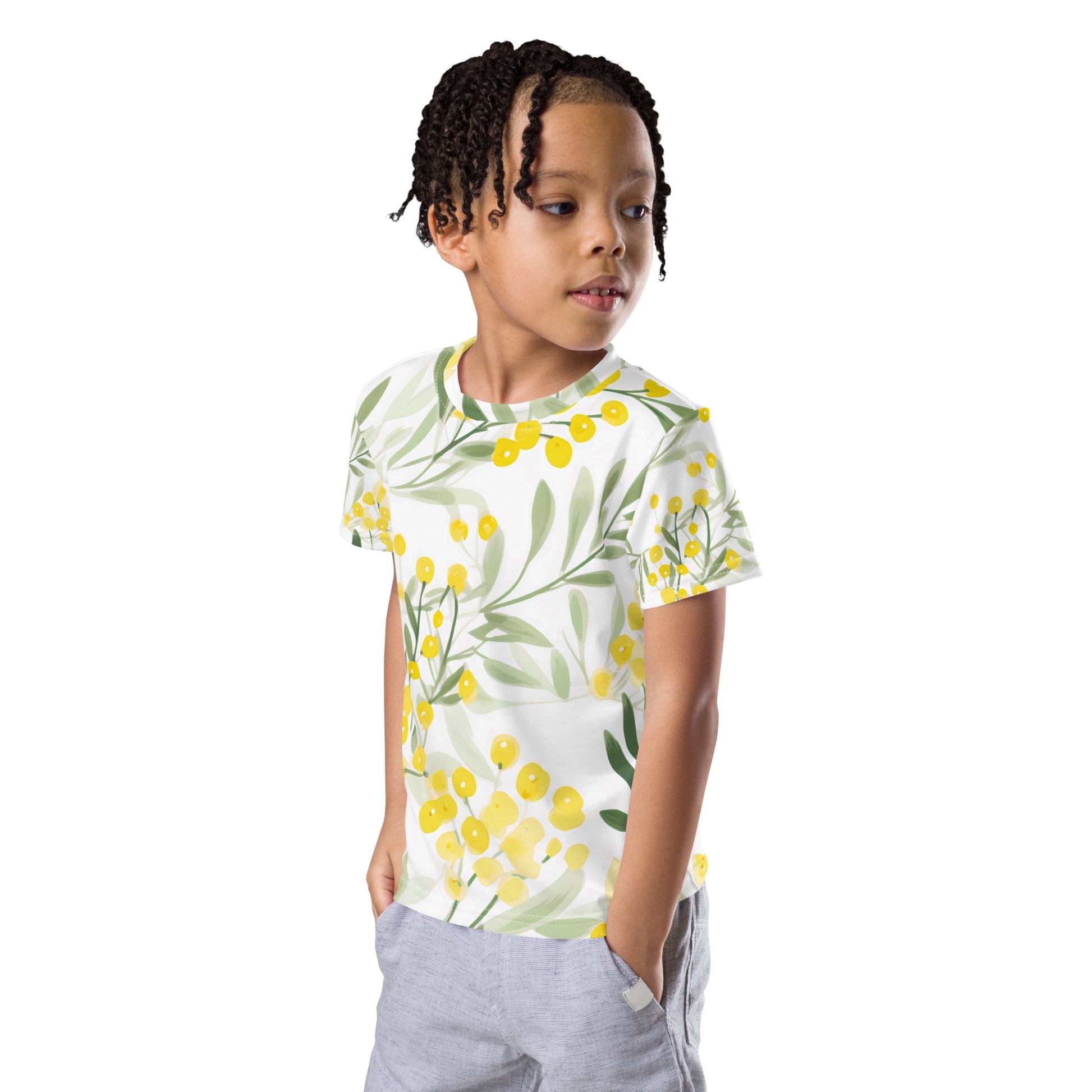 Wattle Kids Activewear Crew Neck Tee - K is for Koala