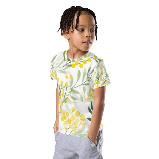 Wattle Kids Activewear Crew Neck Tee - K is for Koala