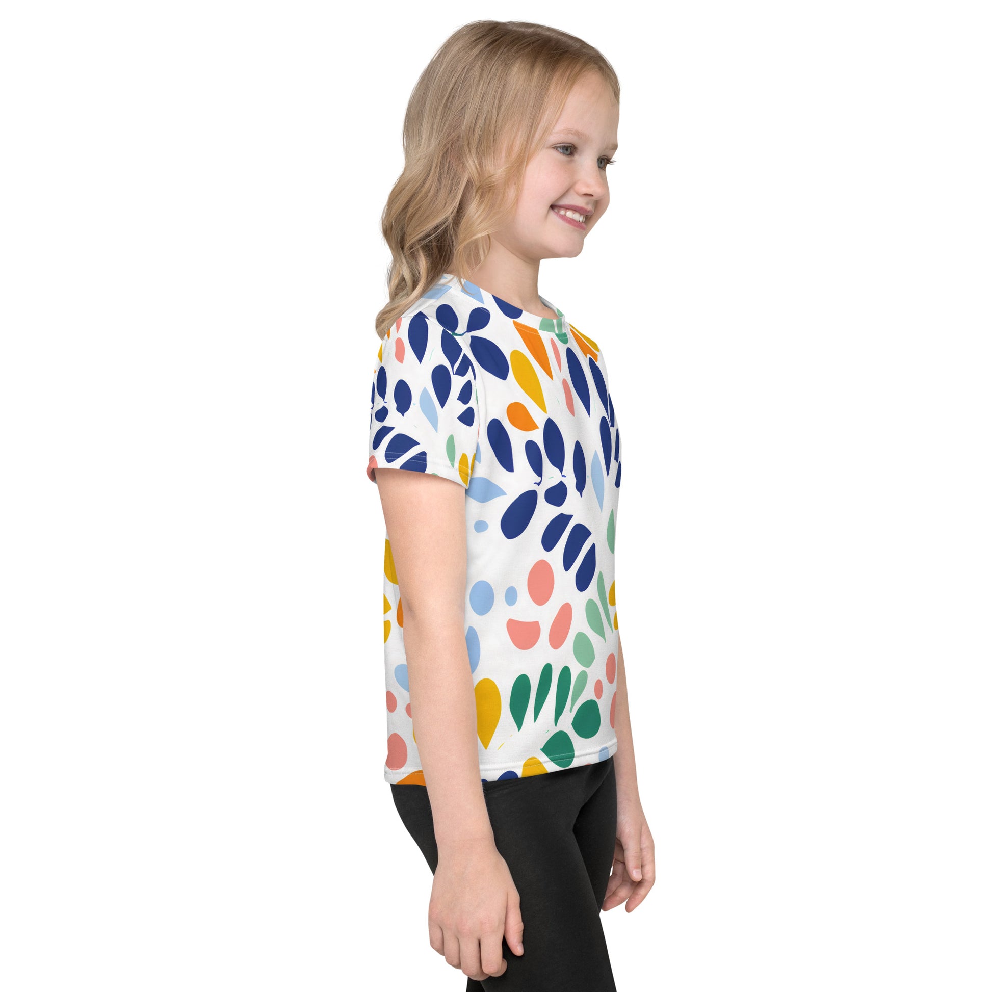 Eucalyptus Multi Kids Activewear Crew Neck Tee