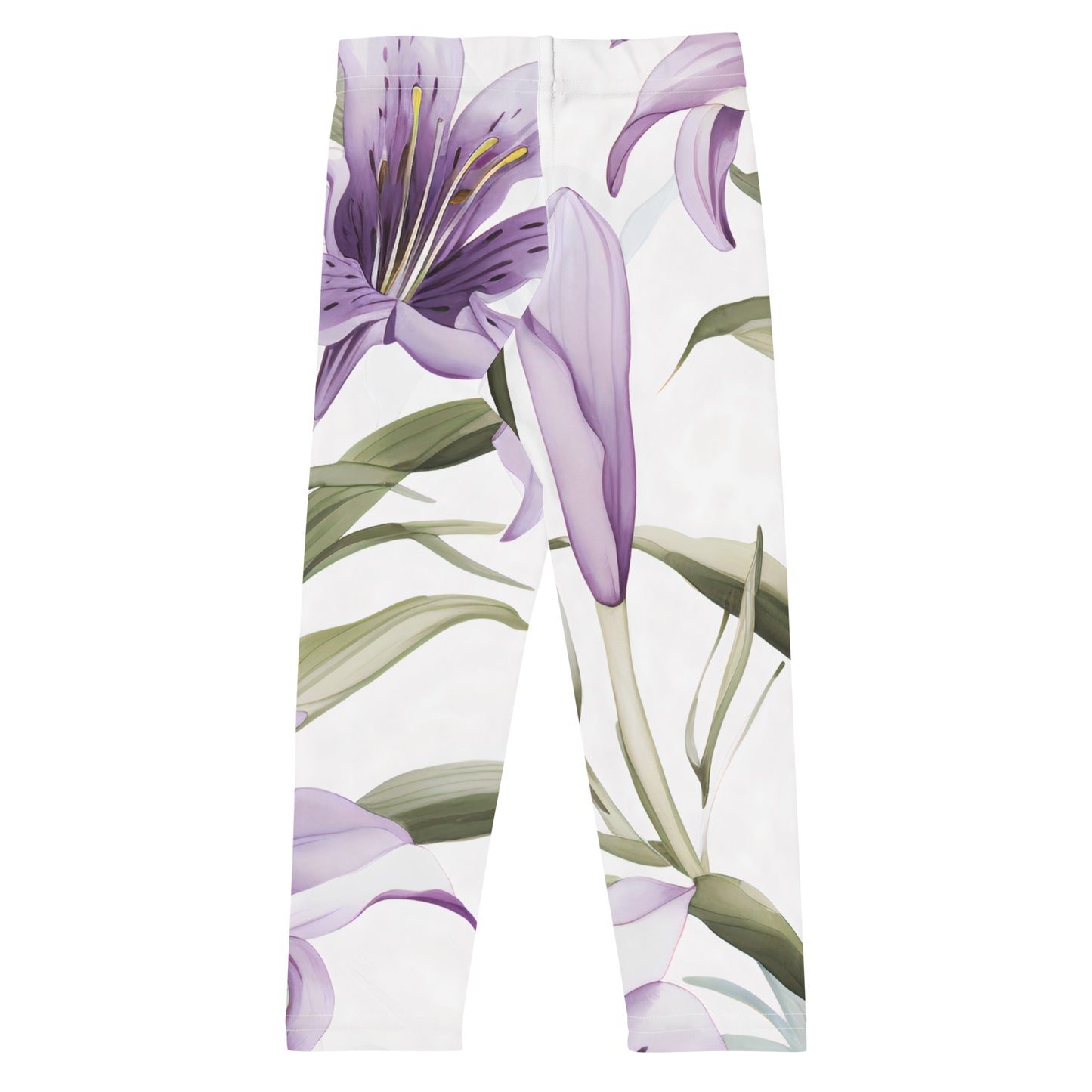 Girls' Activewear Leggings Floral Vanilla Lily | Stylish & Comfortable