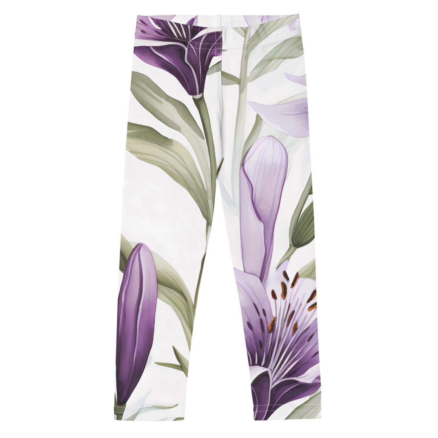 Girls' Activewear Leggings Floral Vanilla Lily | Stylish & Comfortable