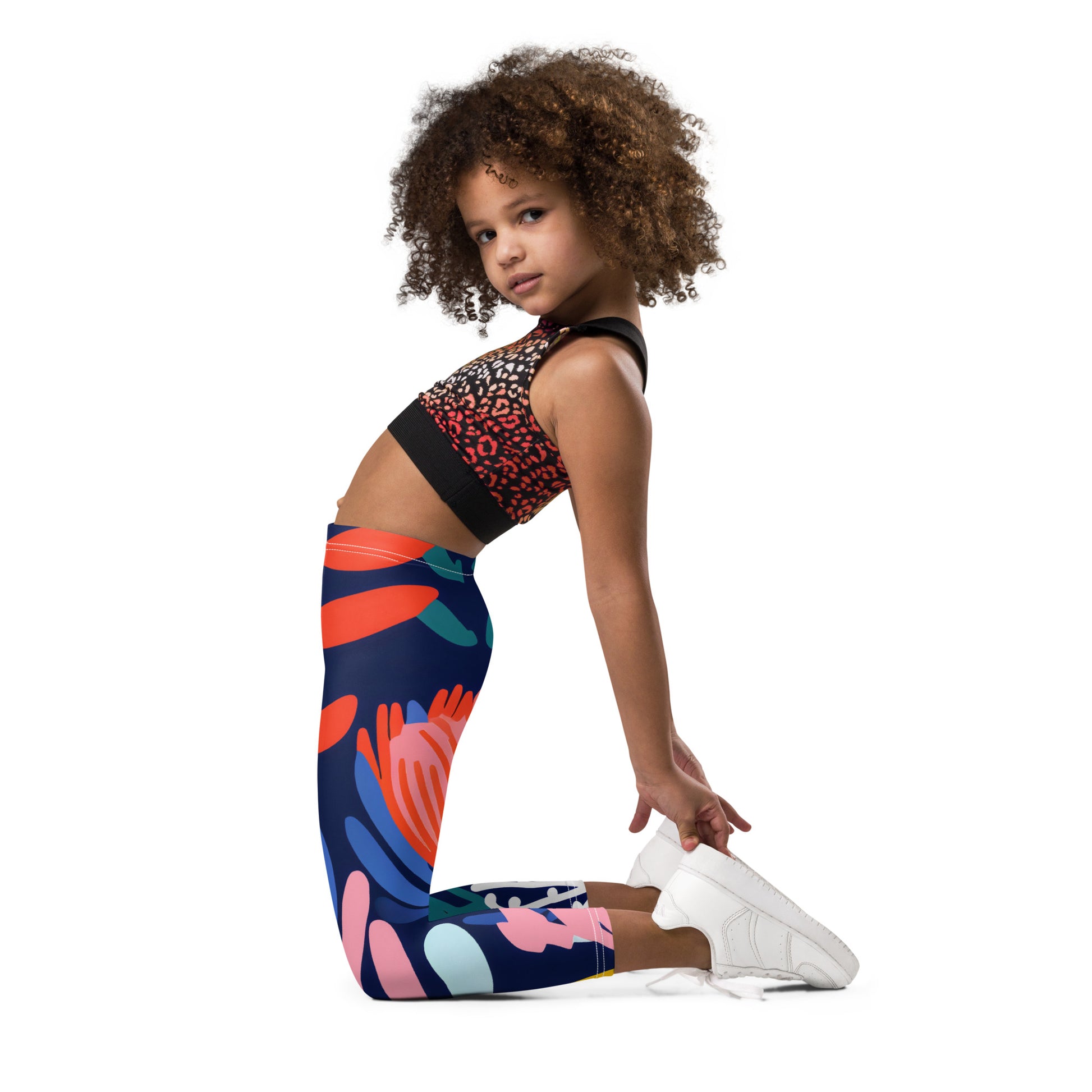 Banksia Blue Kid's Activewear Leggings - K is for Koala