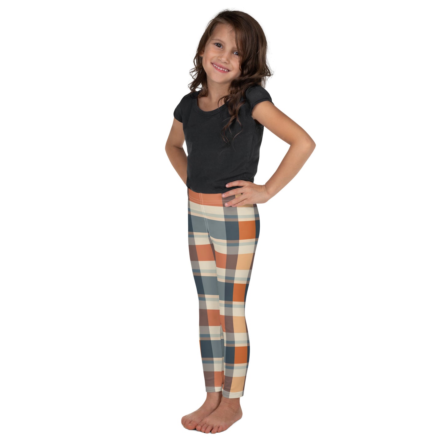 Autumn in Melbourne Plaid Kid's Leggings