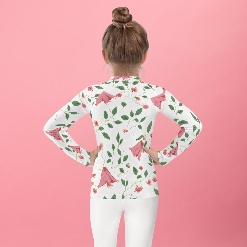 Kids Rash Guard Floral Canberra Bells