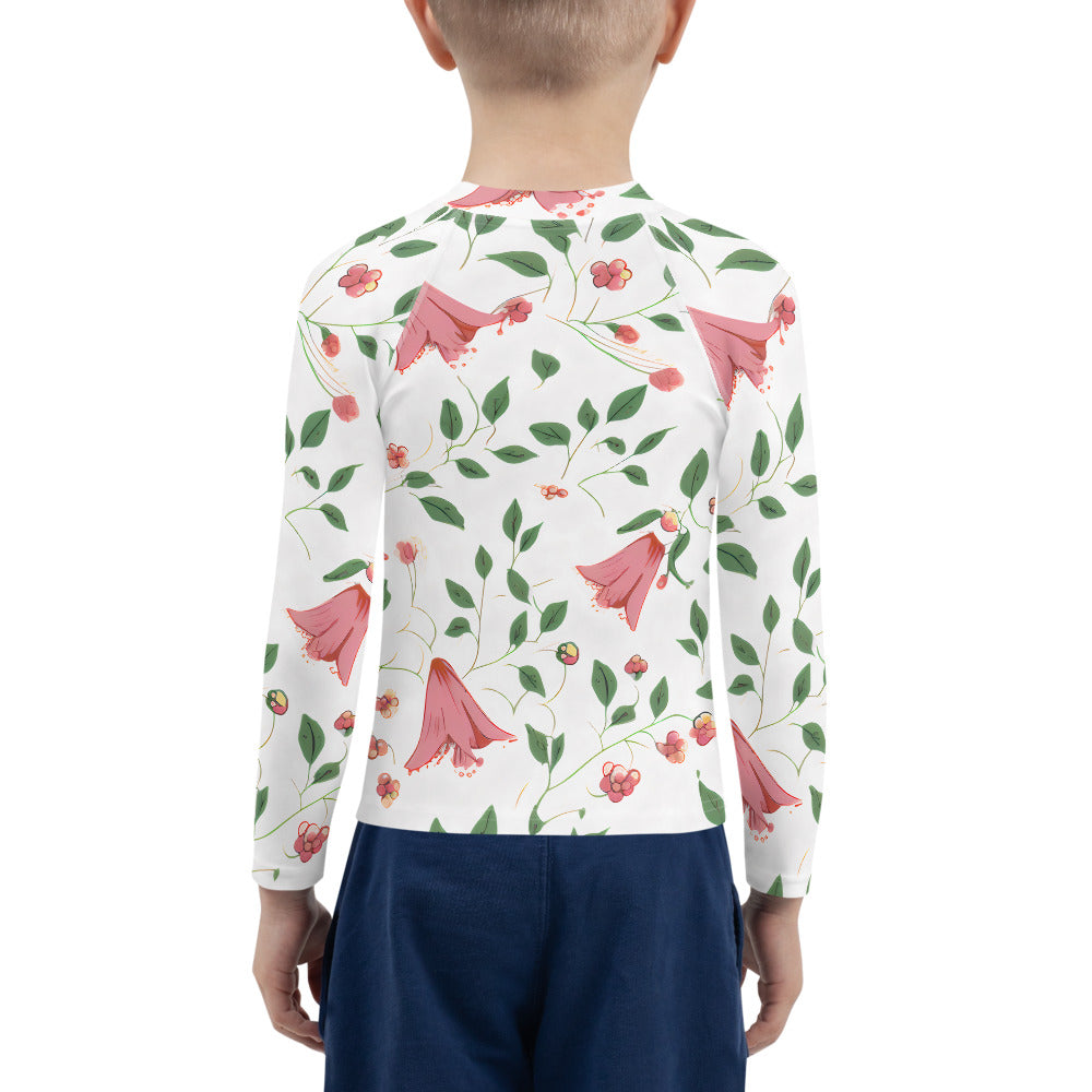 Kids Rash Guard Floral Canberra Bells