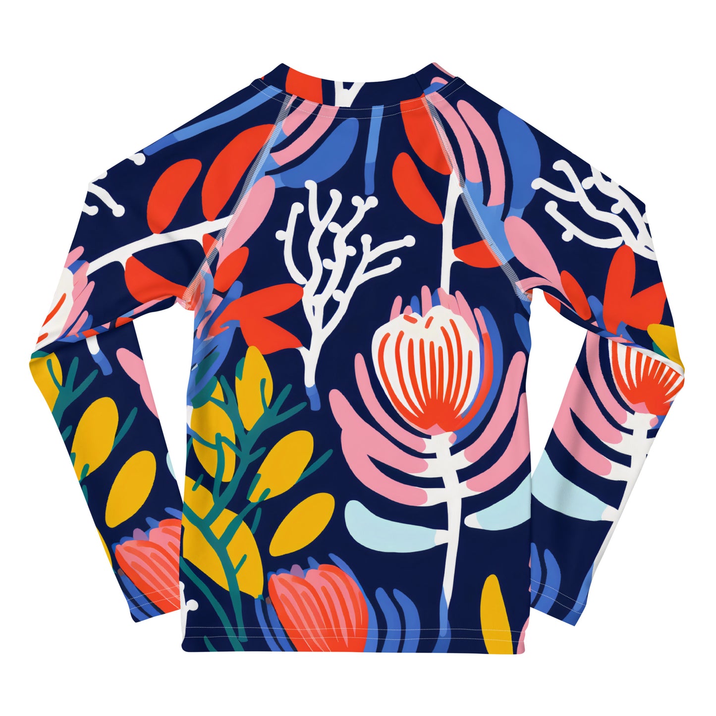 Kids Rash Guard Banksia Blue