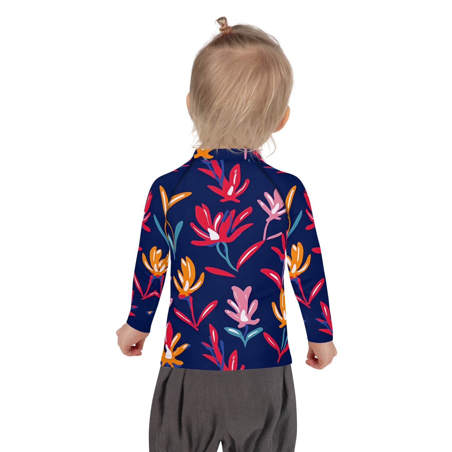 Kids Rash Guard Kangaroo Paw | Trendy UV Protective Swim Shirt for Toddlers