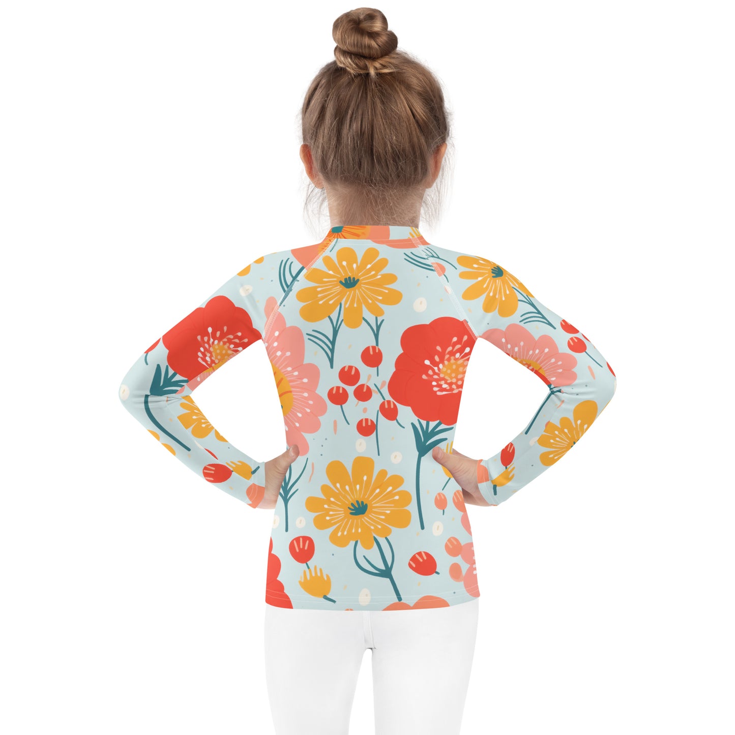 Kids Rash Guard Sarsparilla Sass