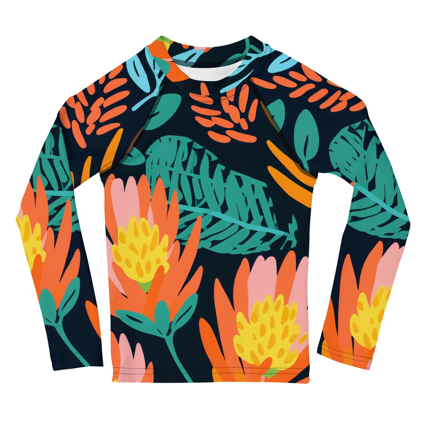 Kids Rash Guard Floral Banksia Dream