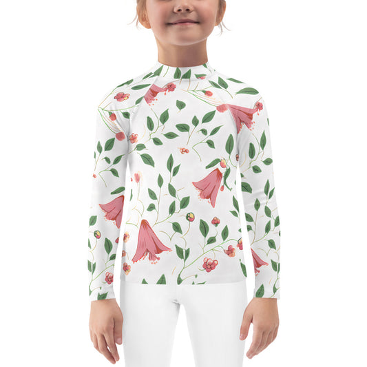 Kids Rash Guard Floral Canberra Bells