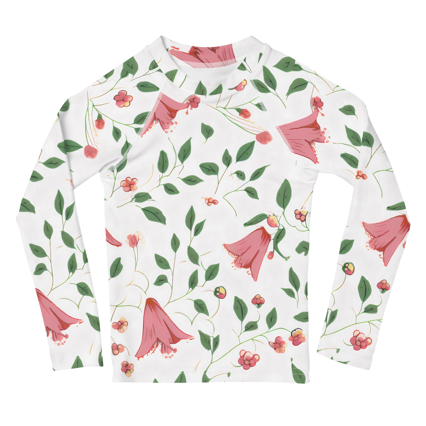 Kids Rash Guard Floral Canberra Bells