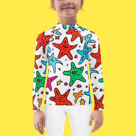 Kids Rash Guard You’re a Star | Cute Starfish UV Protective Swim Shirt for Toddlers