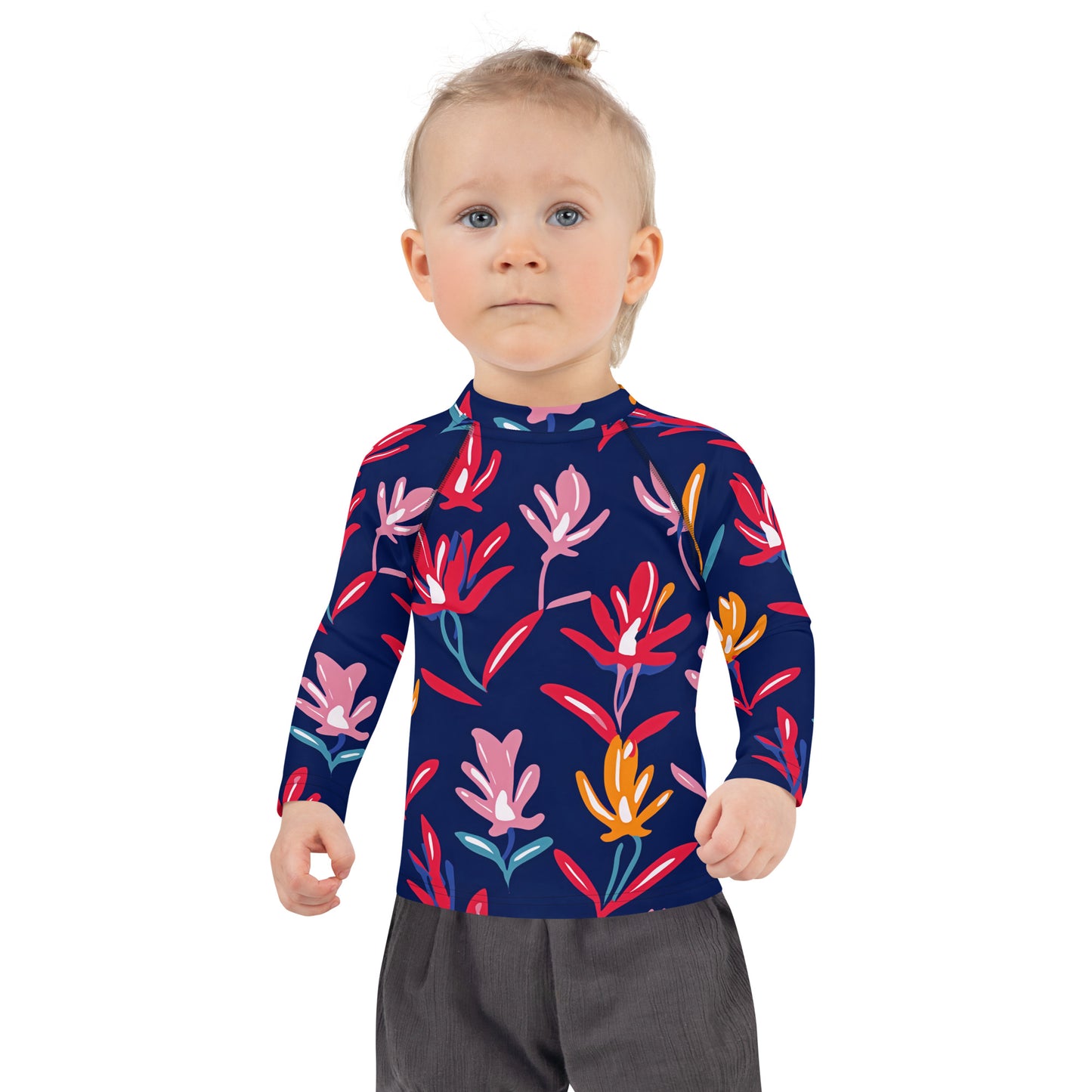 Kids Rash Guard Kangaroo Paw | Trendy UV Protective Swim Shirt for Toddlers