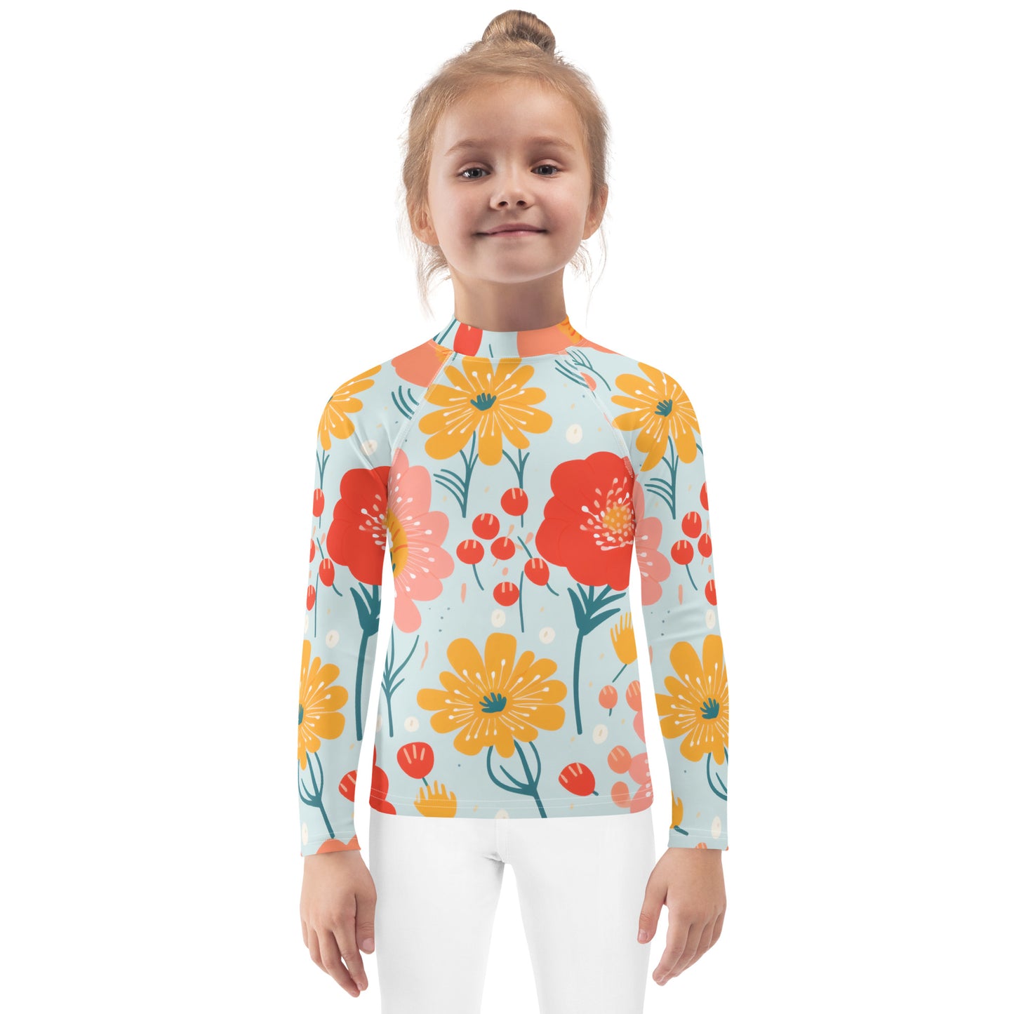 Kids Rash Guard Sarsparilla Sass