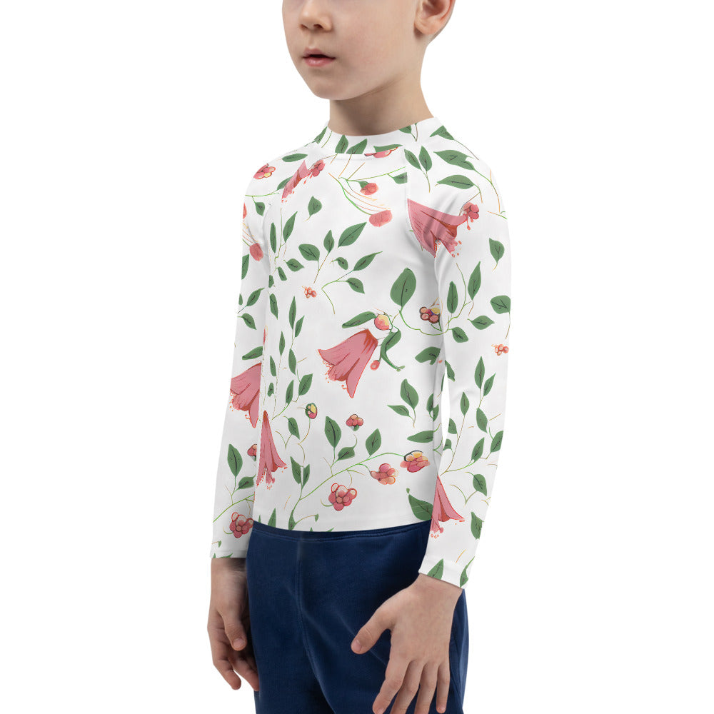 Kids Rash Guard Floral Canberra Bells