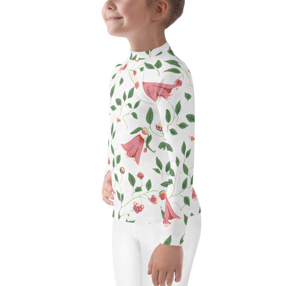 Kids Rash Guard Floral Canberra Bells