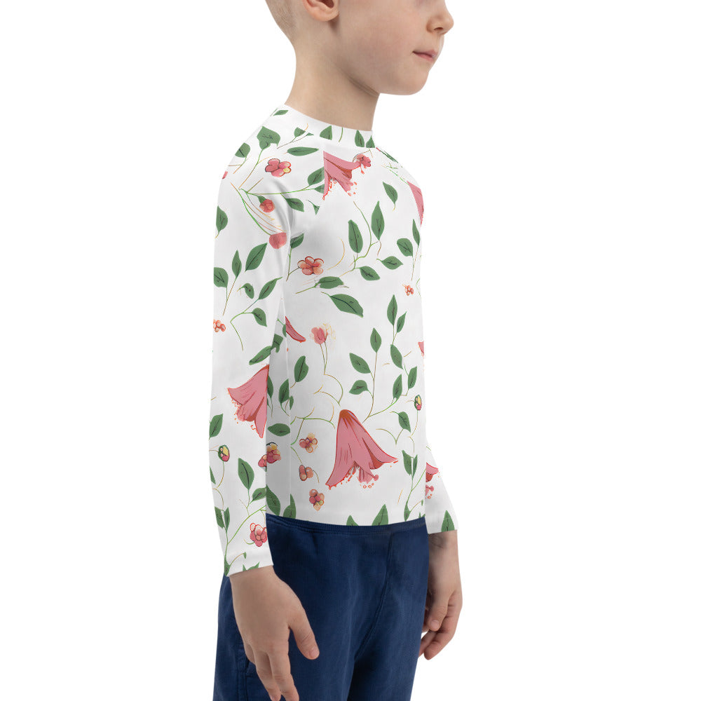 Kids Rash Guard Floral Canberra Bells