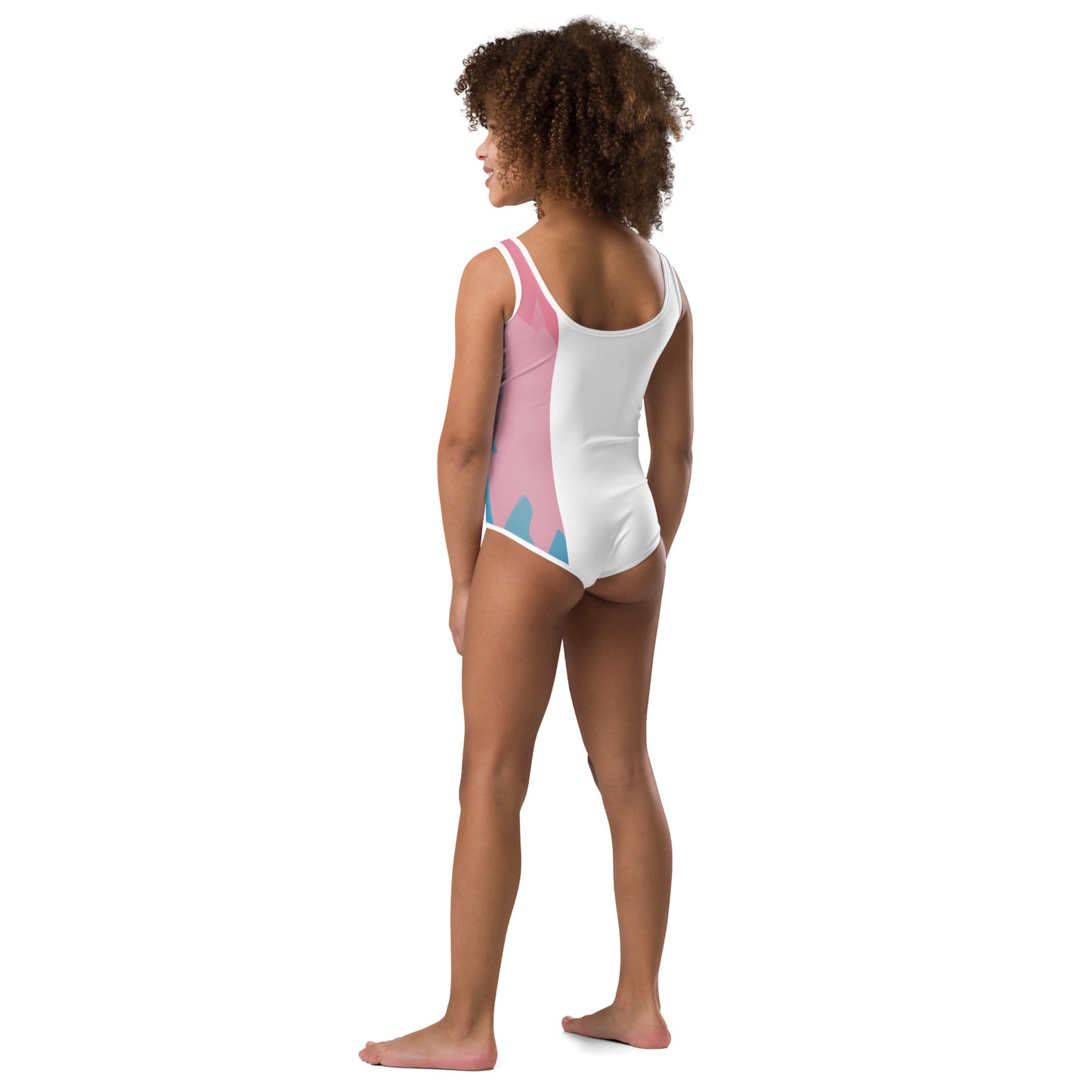 Adorable Cockatoo Print Kids Swimsuit – Fun & Stylish Beachwear