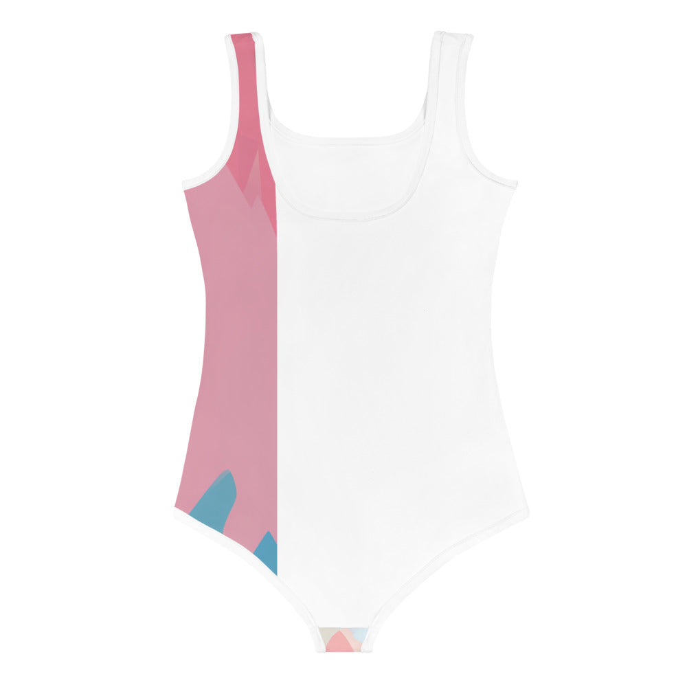 Adorable Cockatoo Print Kids Swimsuit – Fun & Stylish Beachwear