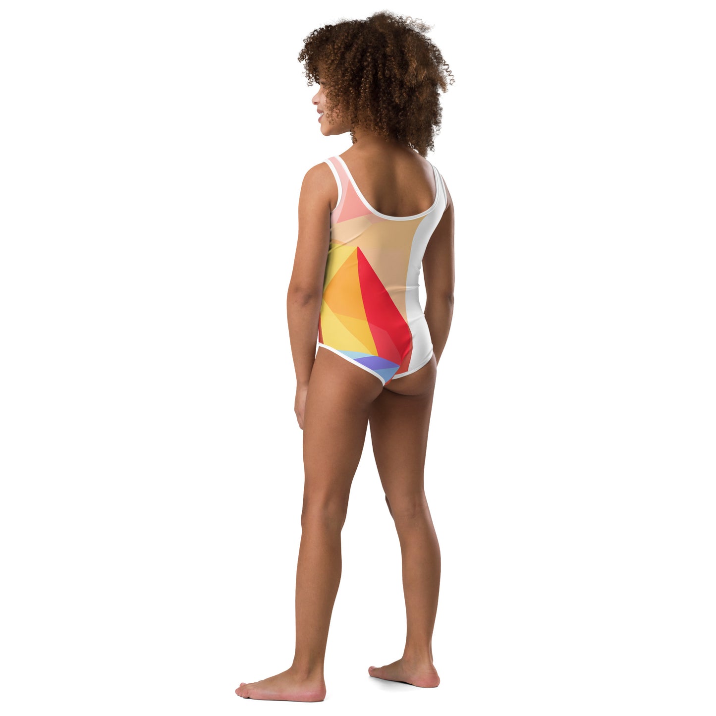 Kids Swimsuit Kanga Pop Art All-Over Print | Vibrant Children's Swimwear