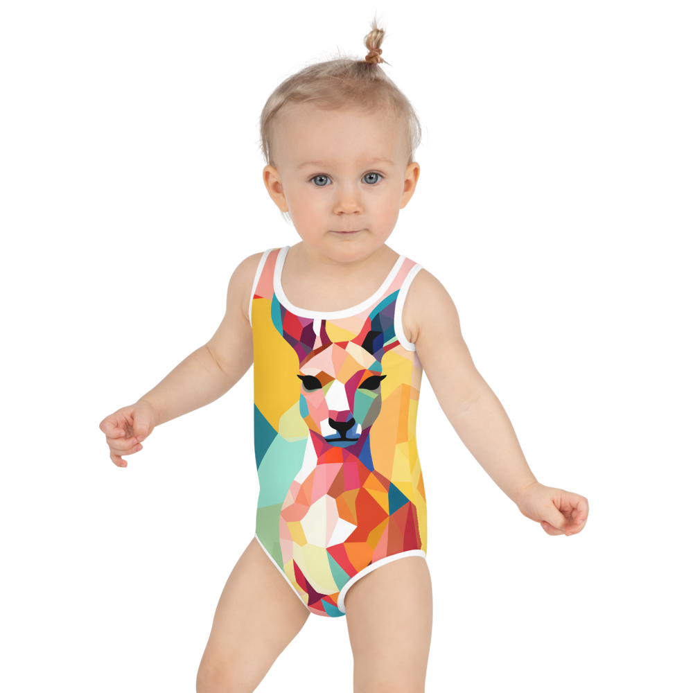 Kanga Pop All-Over Print Kids Swimsuit - K is for Koala