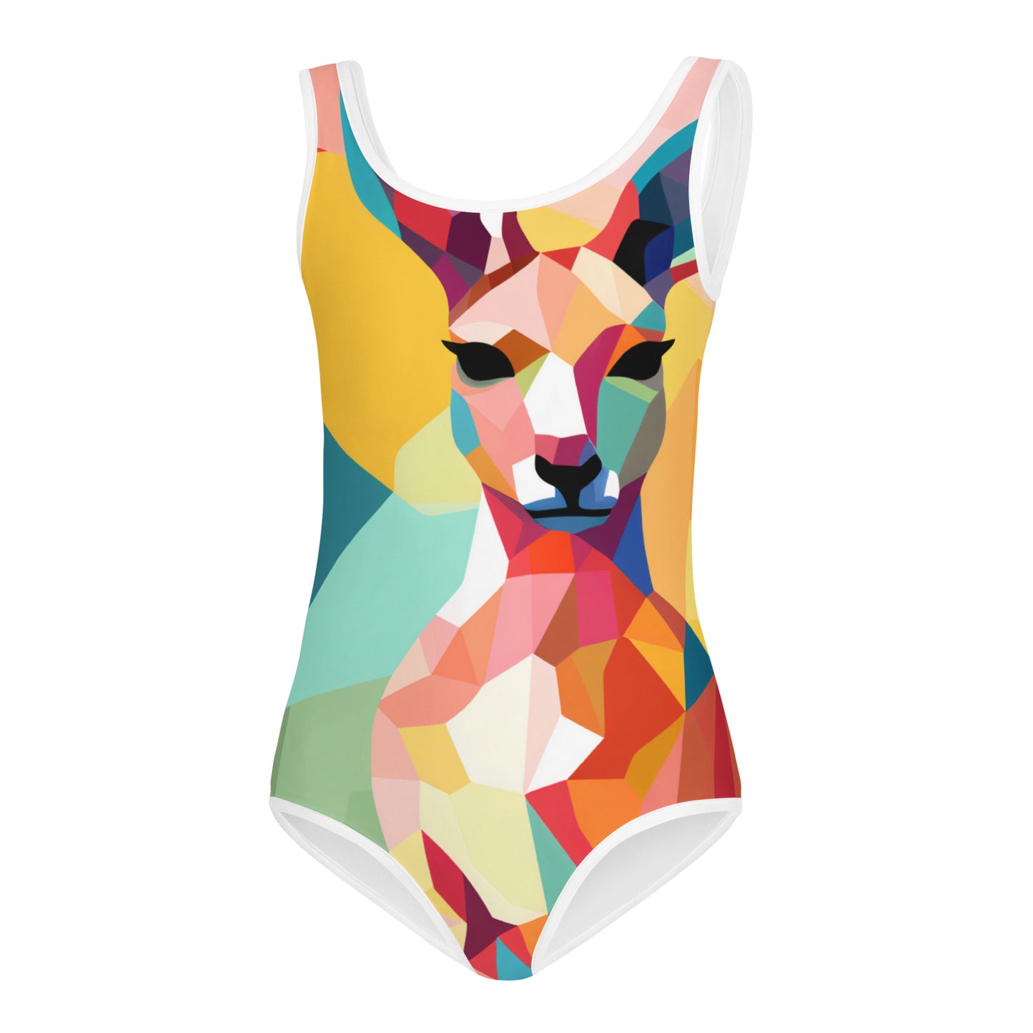 Kids Swimsuit Kanga Pop Art All-Over Print | Vibrant Children's Swimwear