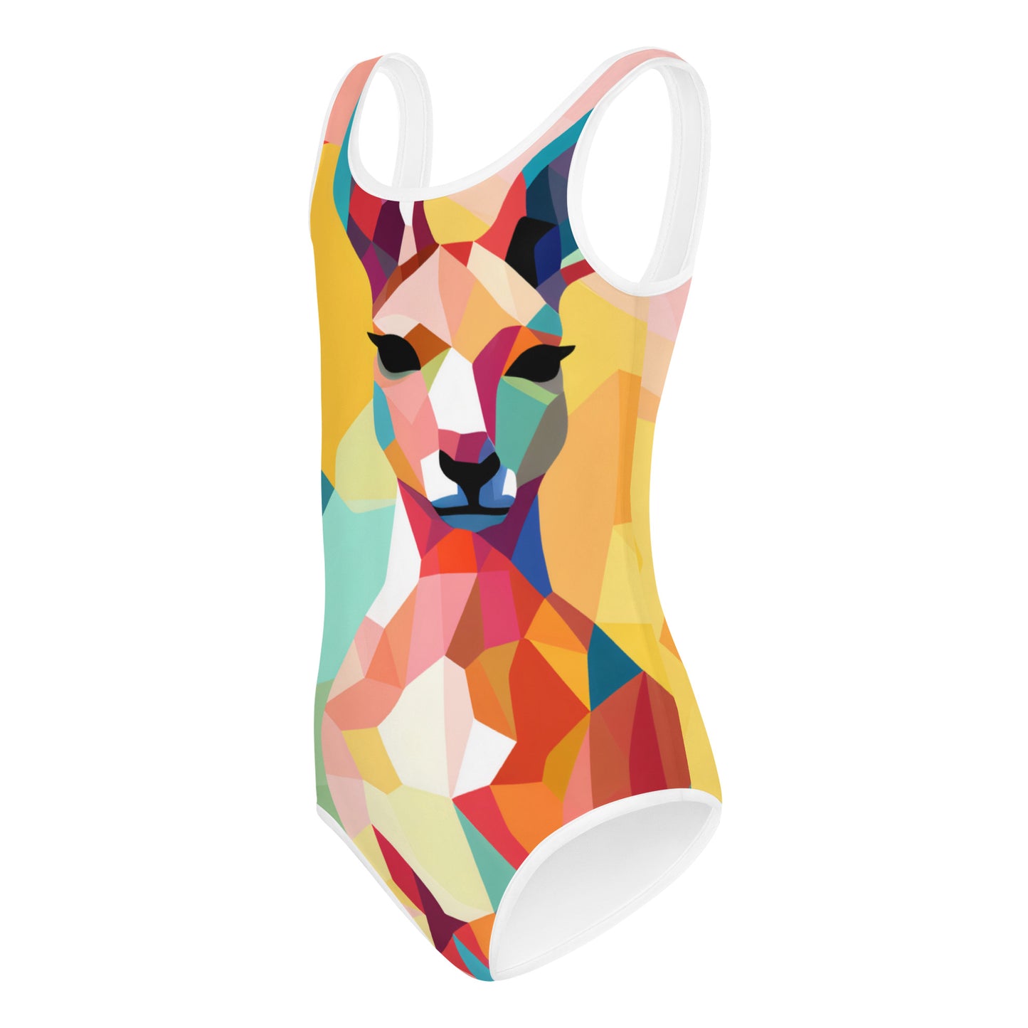 Kids Swimsuit Kanga Pop Art All-Over Print | Vibrant Children's Swimwear