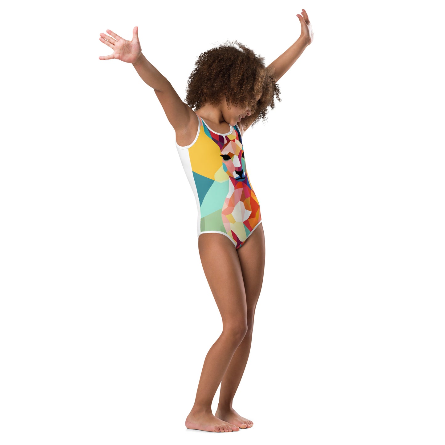 Kids Swimsuit Kanga Pop Art All-Over Print | Vibrant Children's Swimwear