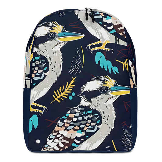 Kooky Kookaburra Carryall | Australian Kookaburra Navy Backpack