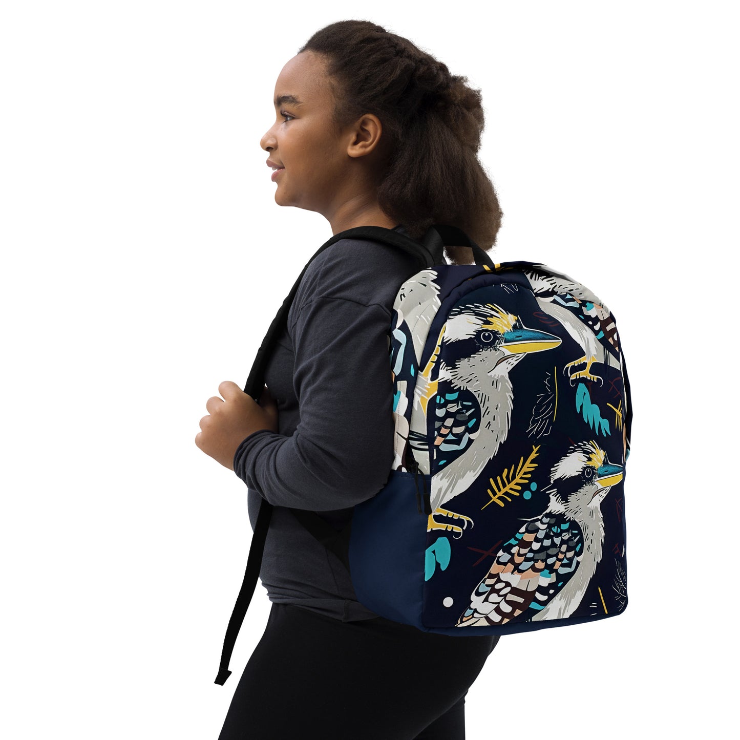 Kooky Kookaburra Carryall | Australian Kookaburra Navy Backpack