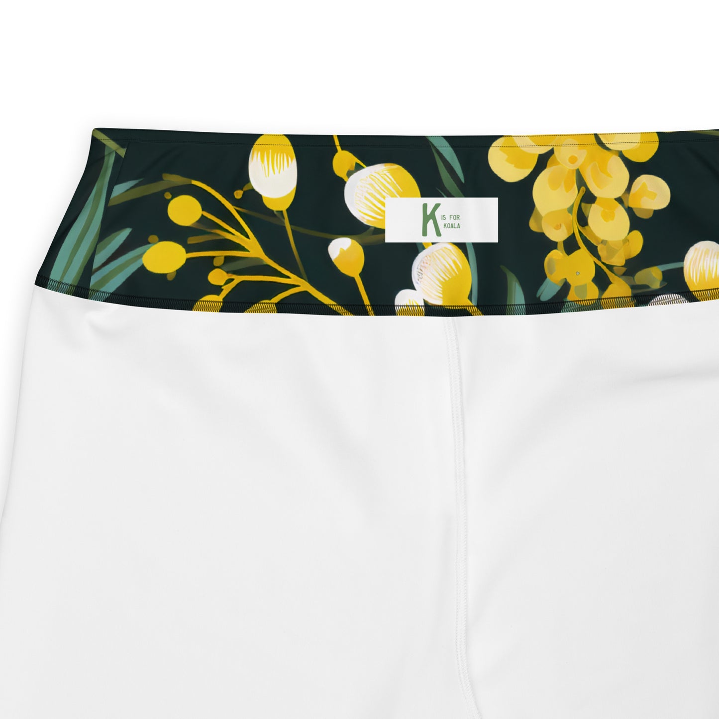 Plus Size Activewear Leggings Green and Gold Print | Stylish and Comfortable Workout Pants