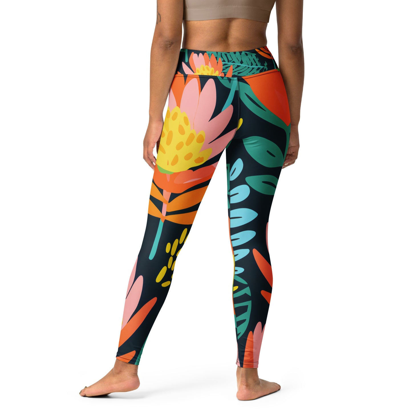 Women's Yoga Leggings - Banksia Dream Print | Stylish, Comfortable Activewear