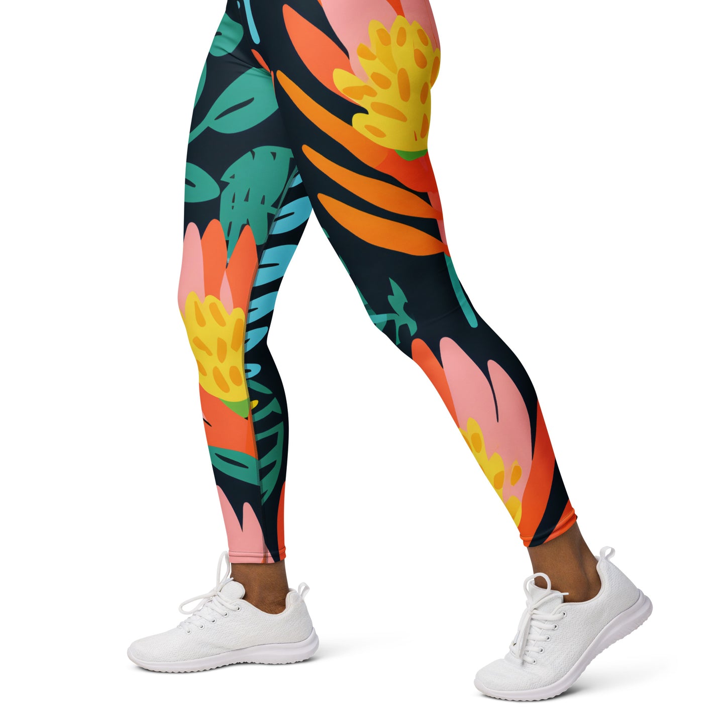 Women's Yoga Leggings - Banksia Dream Print | Stylish, Comfortable Activewear