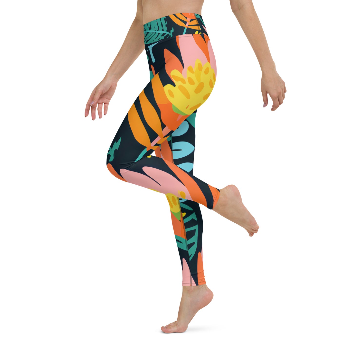 Women's Yoga Leggings - Banksia Dream Print | Stylish, Comfortable Activewear