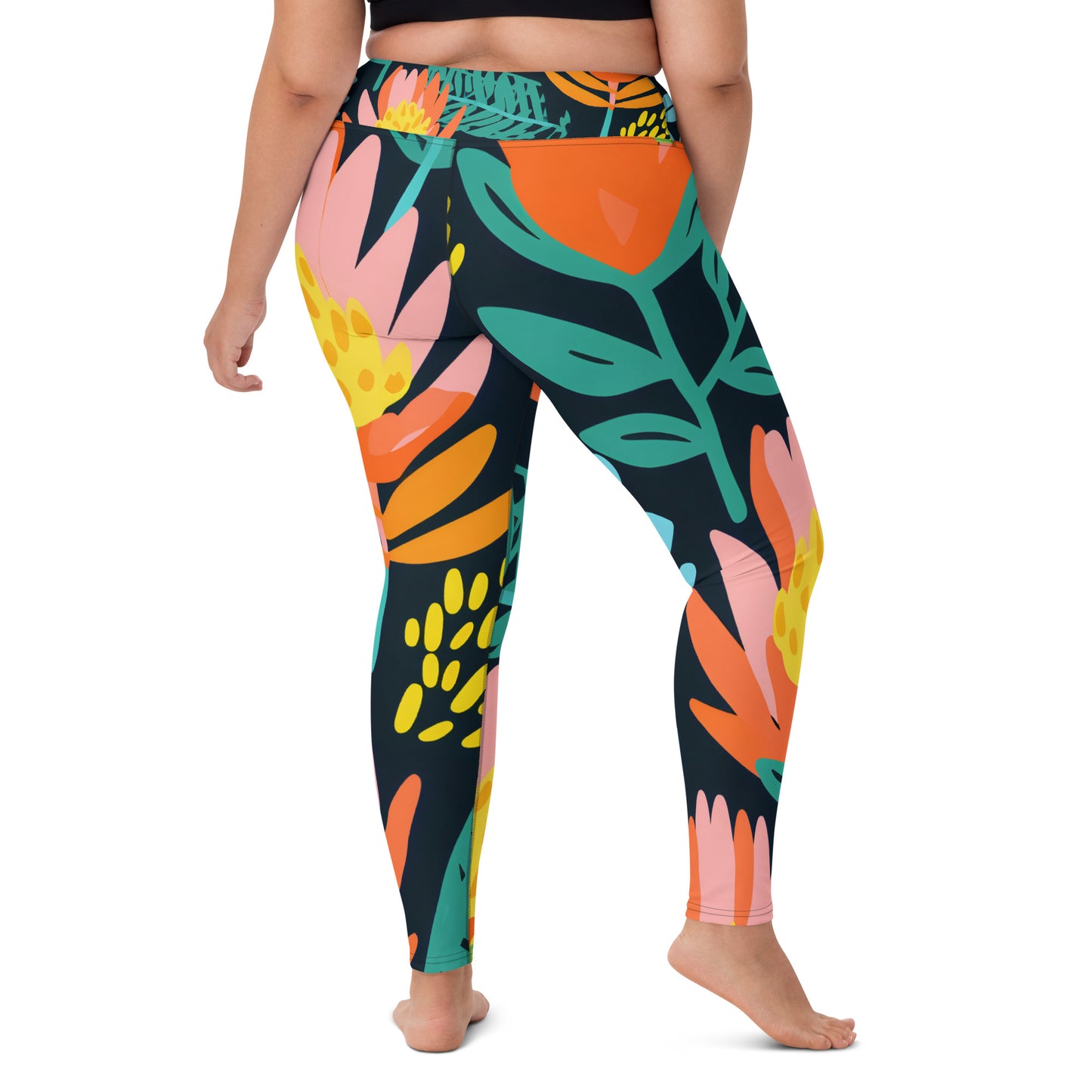 Women's Yoga Leggings - Banksia Dream Print | Stylish, Comfortable Activewear