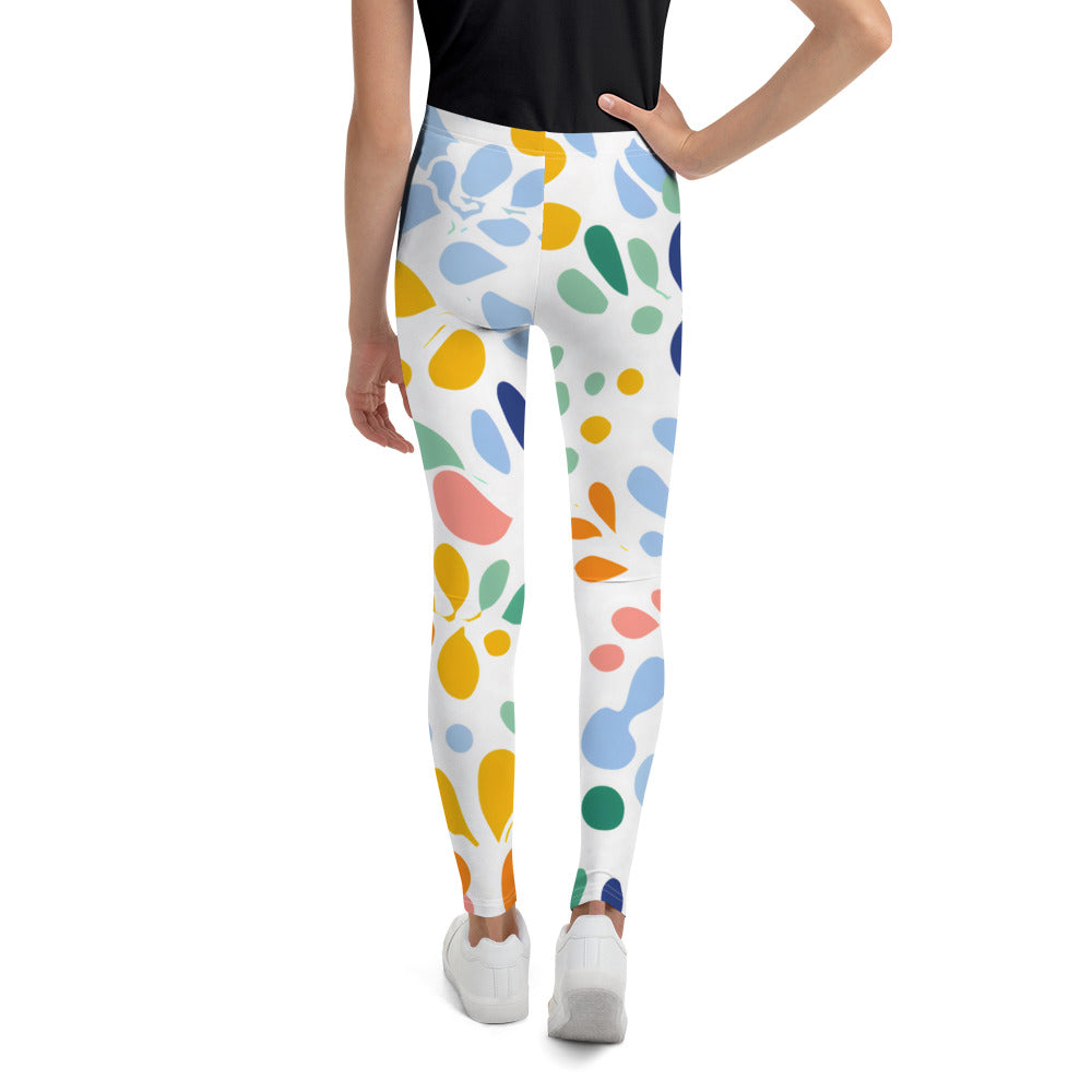 Youth Leggings Eucalyptus Multi Color - Stylish and Versatile Activewear