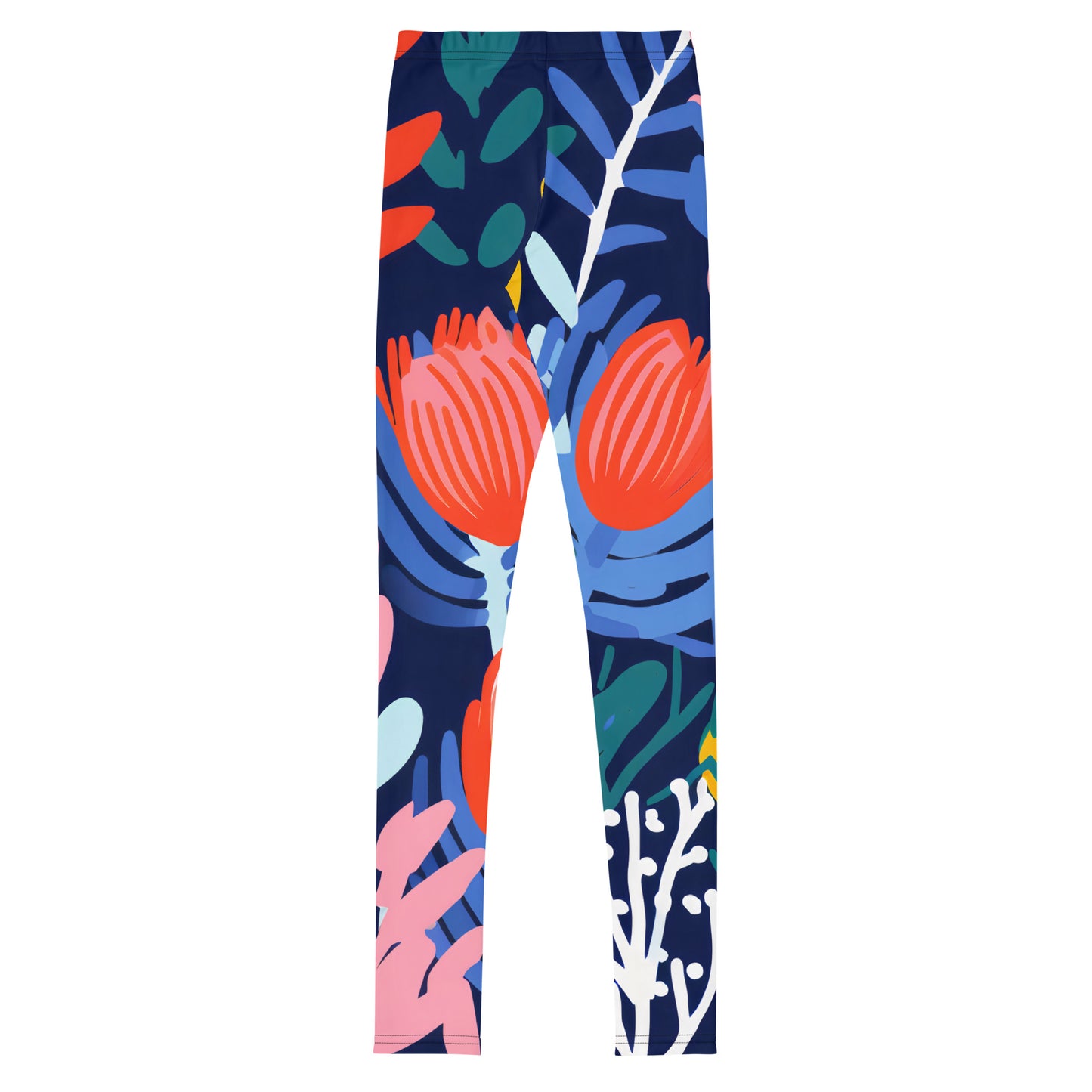 Youth Leggings Banksia Blue | For Dance, Gymnastics, Yoga, Sports