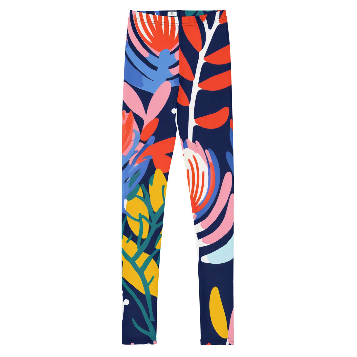 Youth Leggings Banksia Blue | For Dance, Gymnastics, Yoga, Sports