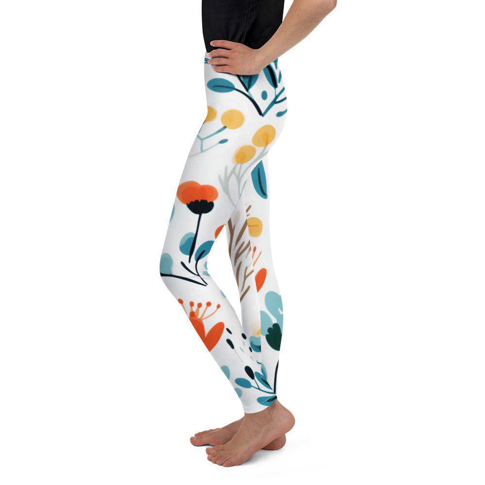 Youth Leggings Blue Eucalyptus | Stylish & Comfortable Kids' Pants