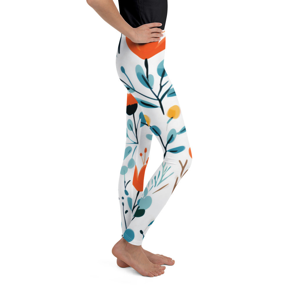 Youth Leggings Blue Eucalyptus | Stylish & Comfortable Kids' Pants