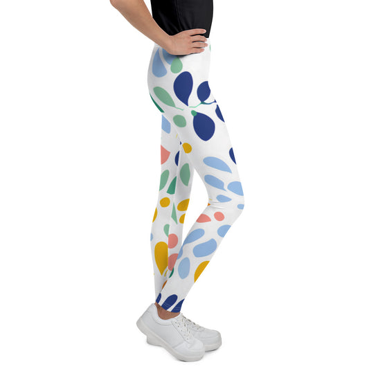 Youth Leggings Eucalyptus Multi Color - Stylish and Versatile Activewear