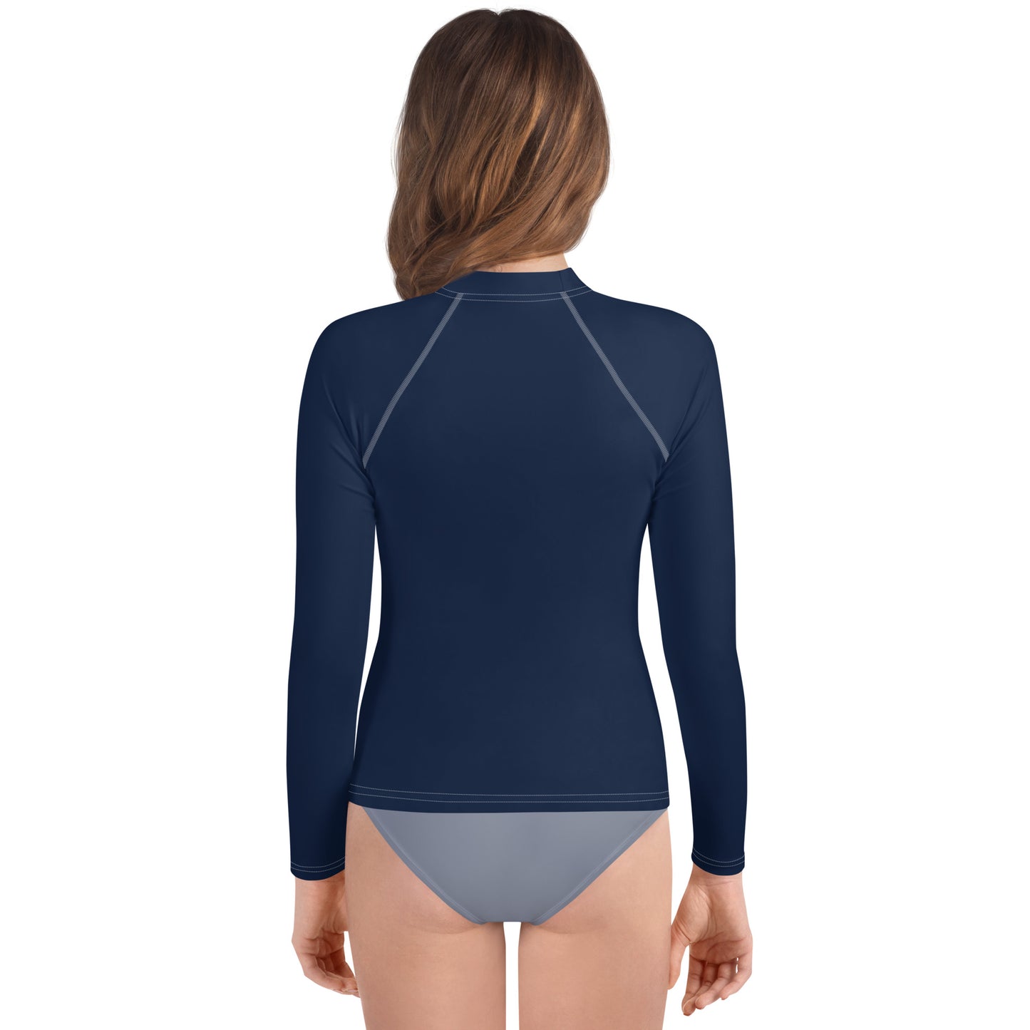 K is for Koala Youth Rash Guard | UV Protective Shirt for Tweens in Navy