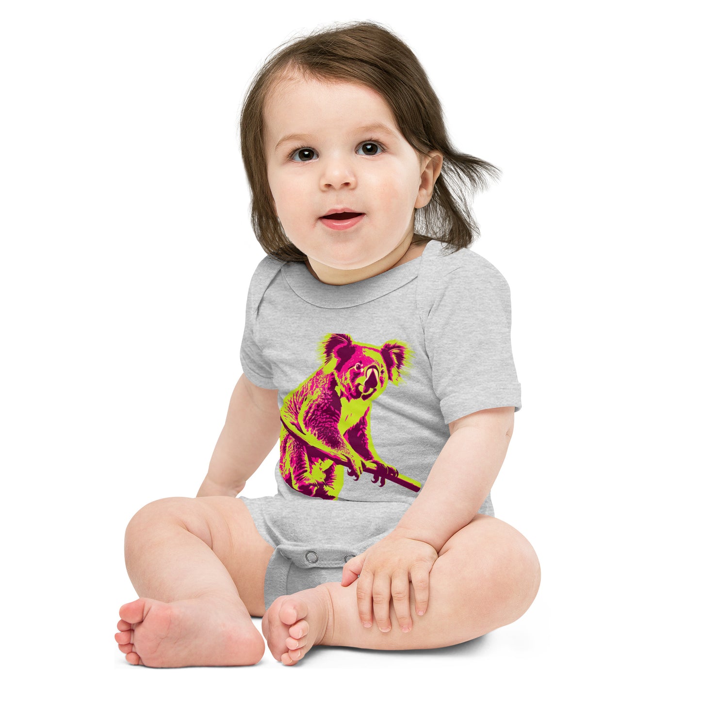 Neon Koala Onesie | Cute and Comfortable Australian Baby Bodysuit