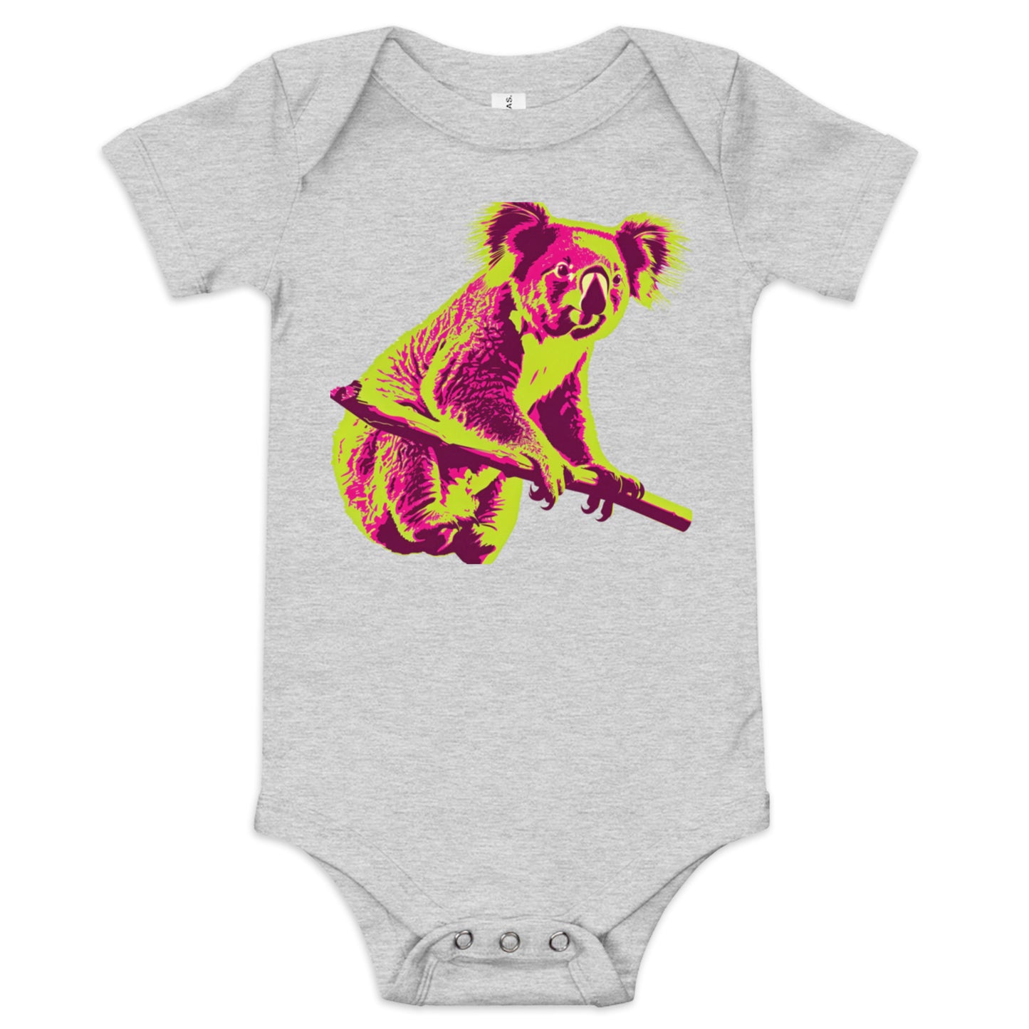 Neon Koala Onesie | Cute and Comfortable Australian Baby Bodysuit