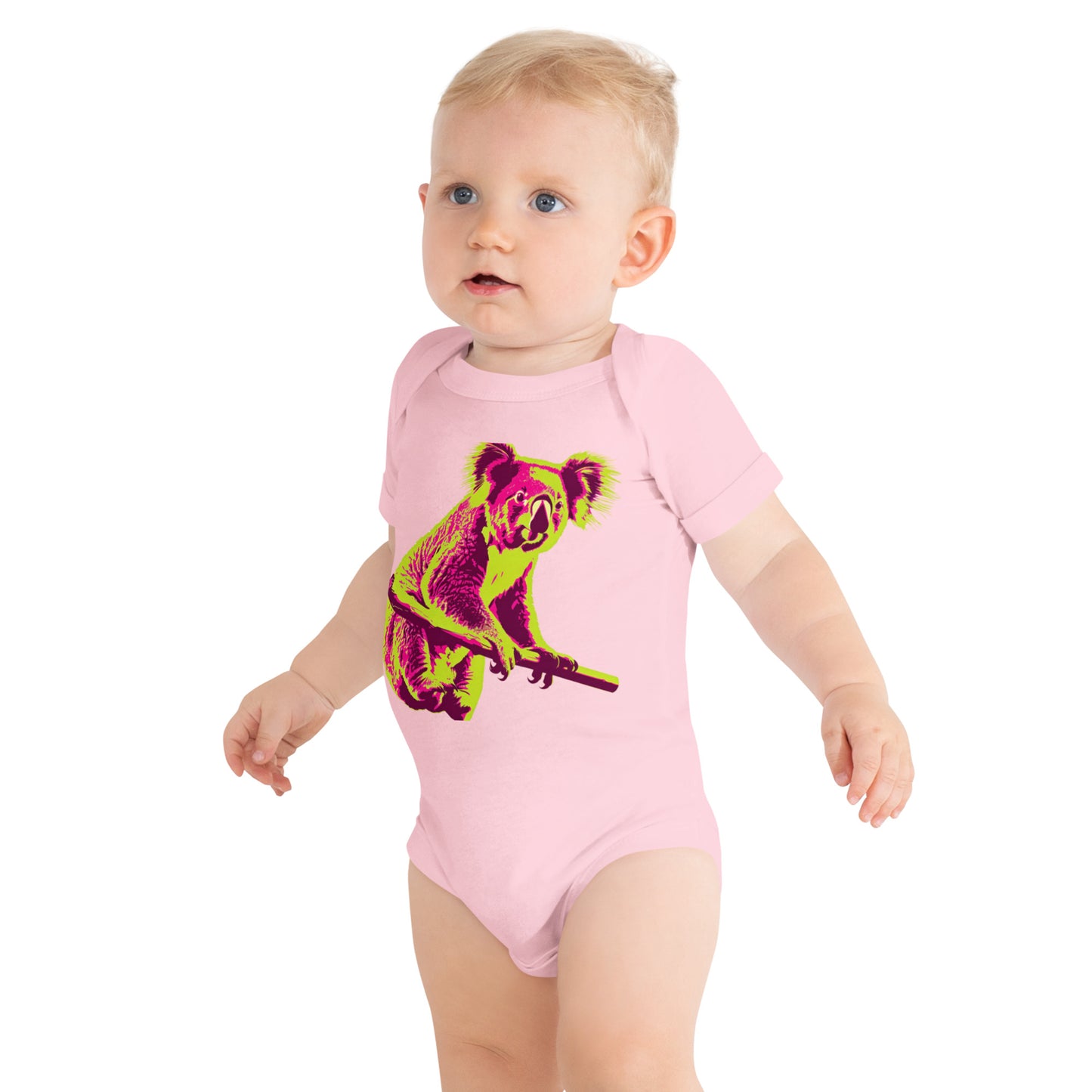 Neon Koala Onesie | Cute and Comfortable Australian Baby Bodysuit